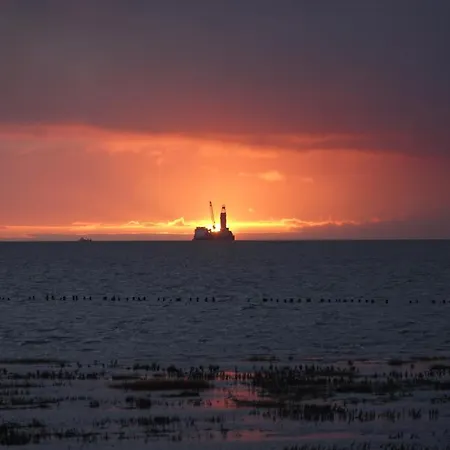 Grüne Düne Meerblick Friedrichskoog-Spitze Exterior foto